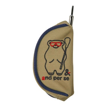 アンパスィ and per se　ボールポーチ AUF7205 52 キャメル　2025年モデル キャメル