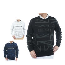 アドミラル Admiral メンズ UJジャガード 長袖 クルーネック セーター ADMA564 2025年モデル