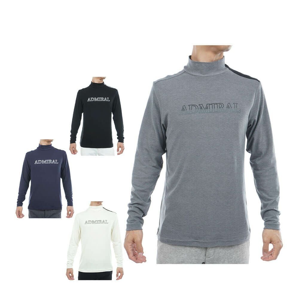 アドミラル Admiral　メンズ スエード起毛 長袖 ハイネック シャツ ADMA575　2025年モデル 詳細1