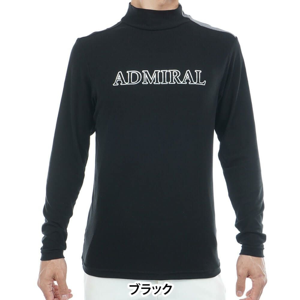 アドミラル Admiral メンズ スエード起毛 長袖 ハイネック シャツ