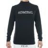 アドミラル Admiral　メンズ スエード起毛 長袖 ハイネック シャツ ADMA575　2025年モデル ブラック