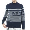 アドミラル Admiral　レディース パネルボーダー 長袖 ボトルネック セーター ADLA564　2025年モデル ネイビー
