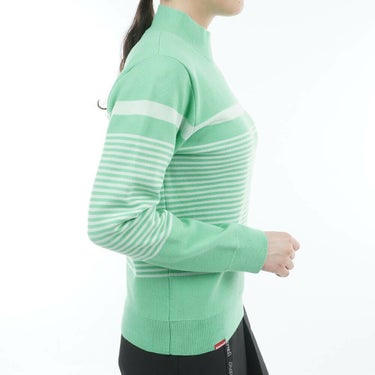 アドミラル Admiral　レディース パネルボーダー 長袖 ボトルネック セーター ADLA564　2025年モデル 詳細9