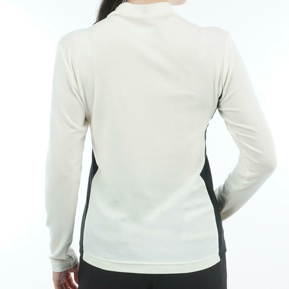 アドミラル Admiral　レディース スエード起毛 長袖 モックネック シャツ ADLA578　2025年モデル 詳細2