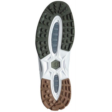 ブリヂストン  ゼロ・スパイク バイター ワイド ボア メンズ スパイクレス ゴルフシューズ SH2507 WL ホワイト/オリーブ　2025年モデル 詳細2