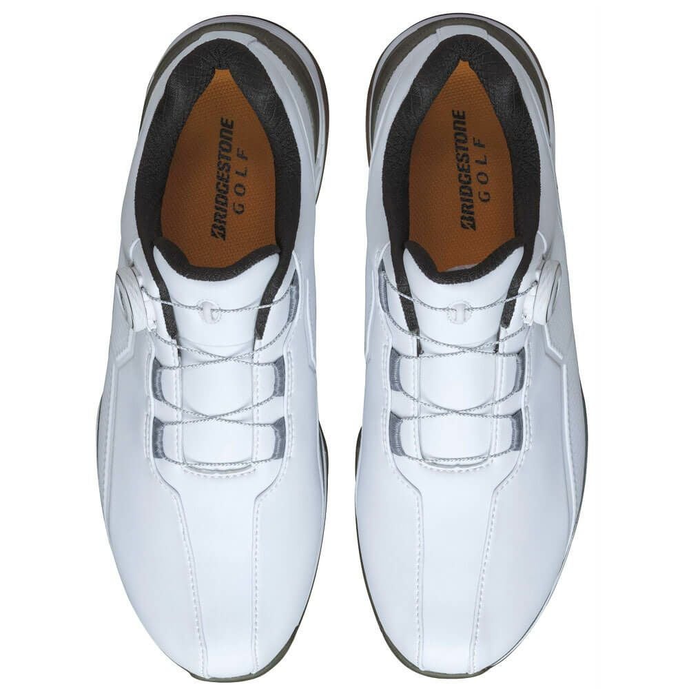 ブリヂストン  ゼロ・スパイク バイター ワイド ボア メンズ スパイクレス ゴルフシューズ SH2507 WL ホワイト/オリーブ　2025年モデル 詳細3