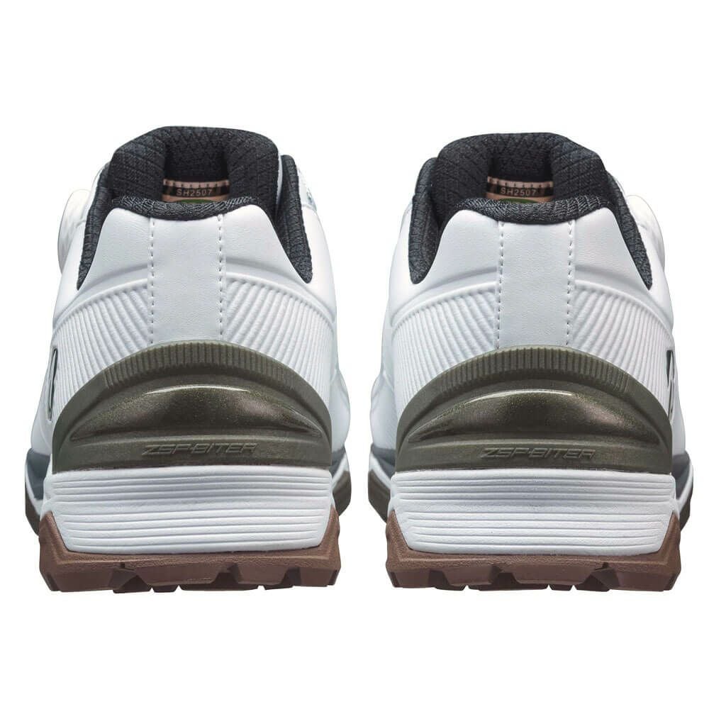 ブリヂストン  ゼロ・スパイク バイター ワイド ボア メンズ スパイクレス ゴルフシューズ SH2507 WL ホワイト/オリーブ　2025年モデル 詳細4