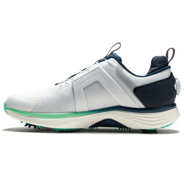 フットジョイ　ハイパーフレックス ボア 2025年モデル メンズ ソフトスパイク ゴルフシューズ 55493 ホワイト/ネイビー 詳細3