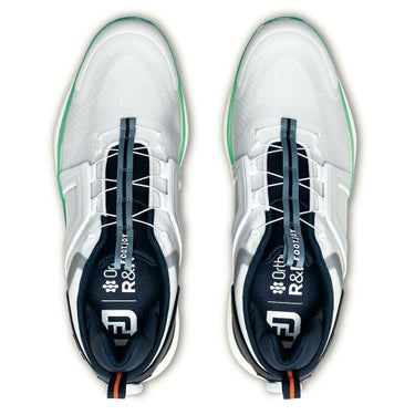 フットジョイ　ハイパーフレックス ボア 2025年モデル メンズ ソフトスパイク ゴルフシューズ 55493 ホワイト/ネイビー 詳細6