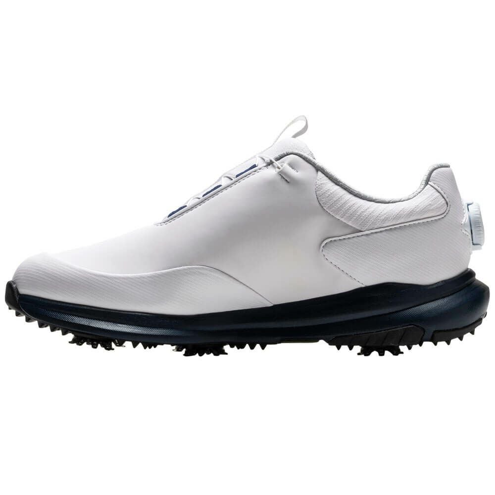 フットジョイ　ウルトラフィット ボア 2025年モデル メンズ ソフトスパイク ゴルフシューズ 56967 ホワイト/ネイビー/ライム 詳細3