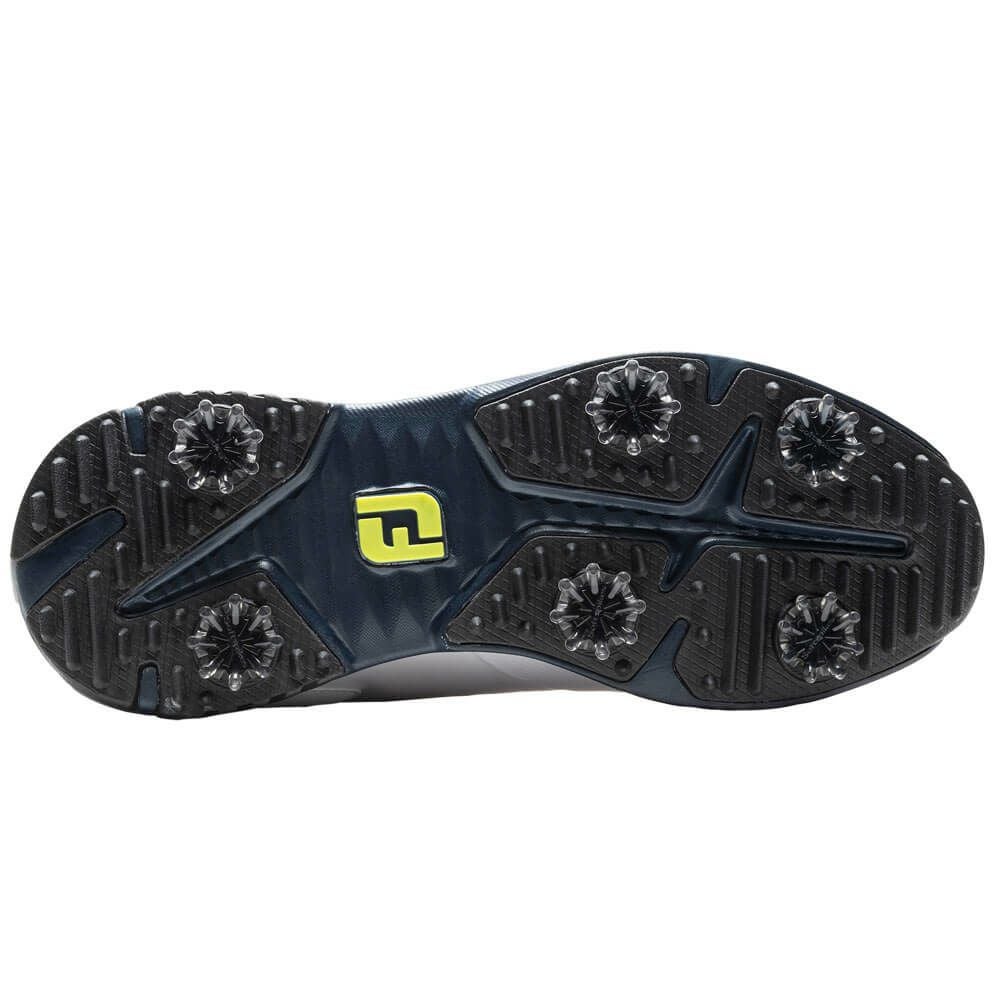 フットジョイ　ウルトラフィット ボア 2025年モデル メンズ ソフトスパイク ゴルフシューズ 56967 ホワイト/ネイビー/ライム 詳細4