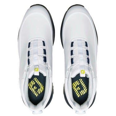 フットジョイ　ウルトラフィット ボア 2025年モデル メンズ ソフトスパイク ゴルフシューズ 56967 ホワイト/ネイビー/ライム 詳細6