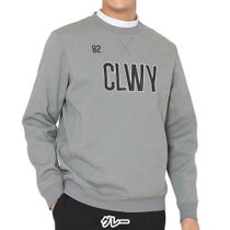 キャロウェイ Callaway　メンズ 鹿の子 ダブルニット 長袖 クルーネック スウェット C25217103　2025年モデル