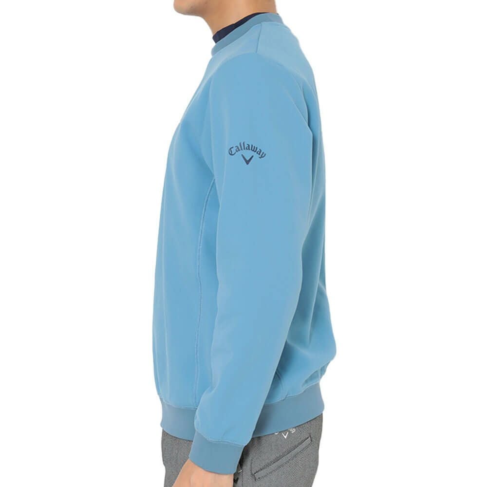 キャロウェイ Callaway　メンズ 鹿の子 ダブルニット 長袖 クルーネック スウェット C25217103　2025年モデル 詳細13