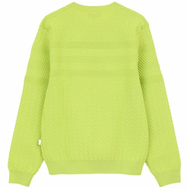 キャロウェイ Callaway　メンズ ガーター編み 長袖 クルーネック セーター C25218100　2025年モデル 詳細7