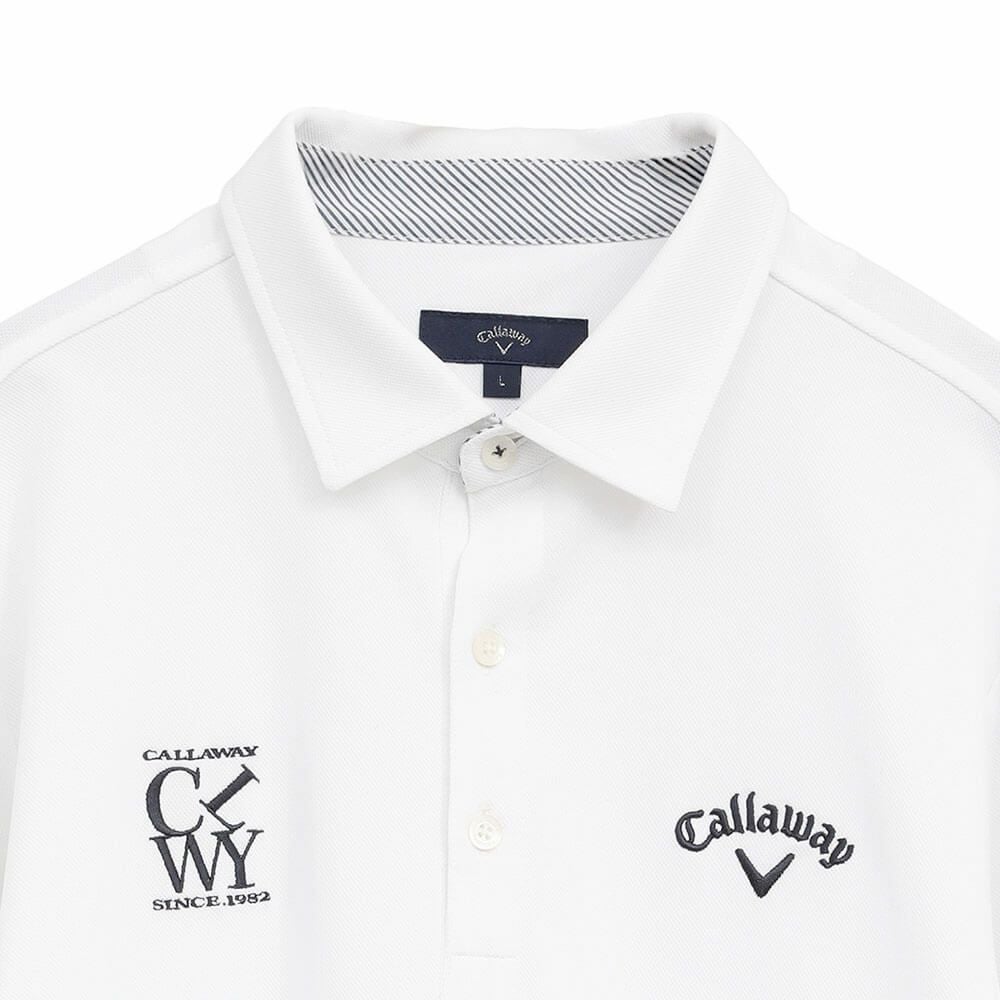 キャロウェイ Callaway　メンズ 鬼鹿の子 長袖 ポロシャツ C25233100　2025年モデル 詳細4