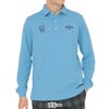 キャロウェイ Callaway　メンズ 鬼鹿の子 長袖 ポロシャツ C25233100　2025年モデル ブルー