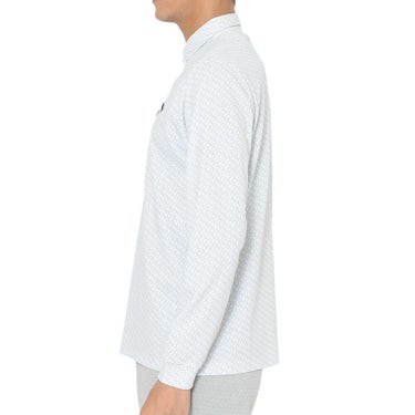 キャロウェイ Callaway　メンズ ロゴプリント 鬼鹿の子 長袖 ポロシャツ C25233107　2025年モデル 詳細3