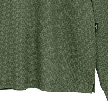 キャロウェイ Callaway　メンズ ロゴプリント 鬼鹿の子 長袖 ポロシャツ C25233107　2025年モデル 詳細11