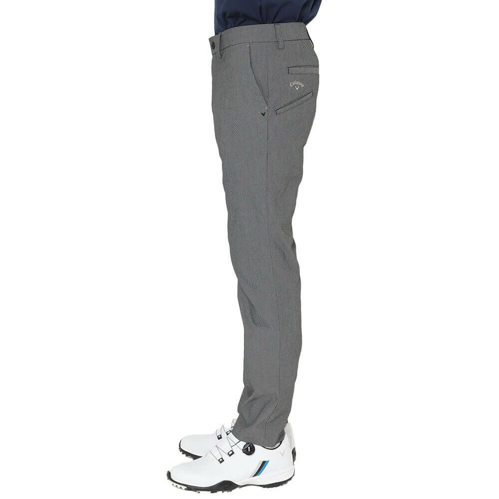 キャロウェイ Callaway　メンズ ハイ ストレッチ ドビー ロングパンツ C25226102　2025年モデル ブラック 詳細3