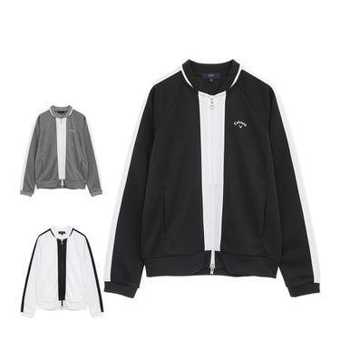 キャロウェイ Callaway　レディース ダブルニット 長袖 フルジップ スウェット C25217202　2025年モデル 詳細1