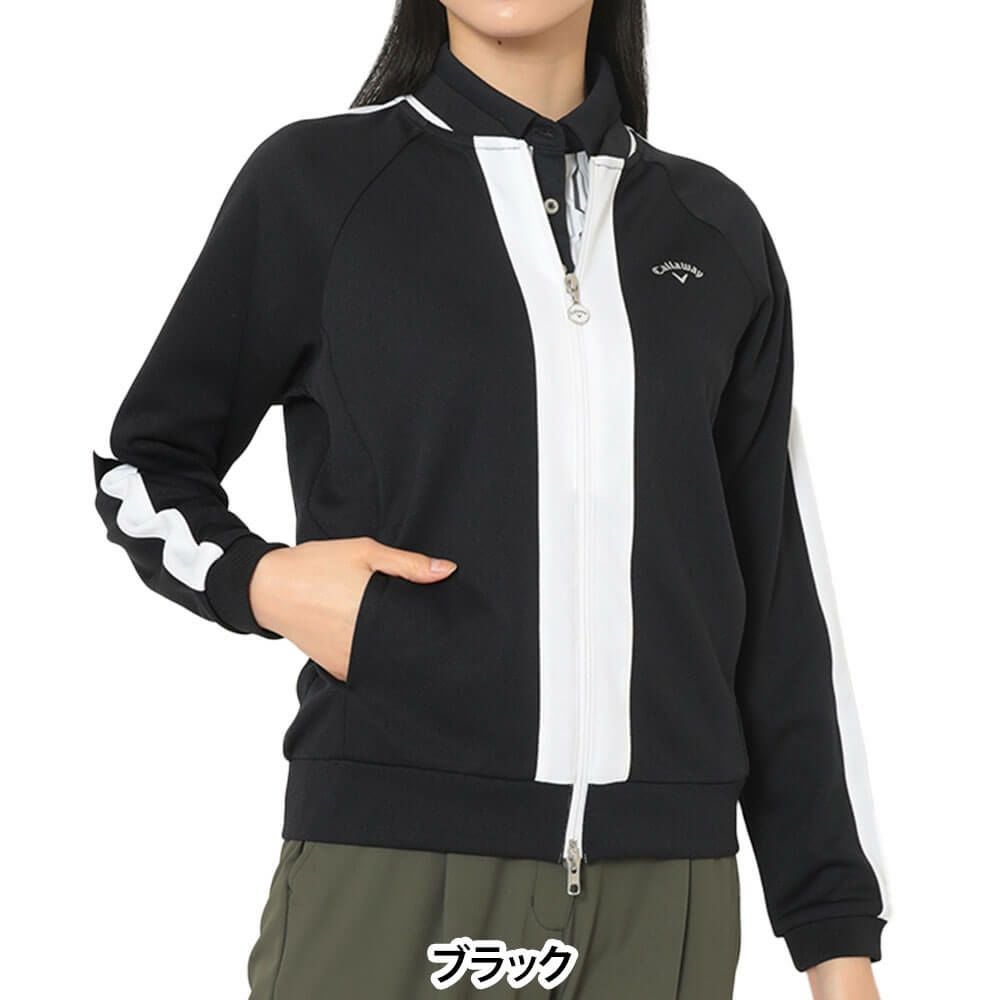 キャロウェイ Callaway レディース ダブルニット 長袖 フルジップ スウェット C25217202 2025年モデル