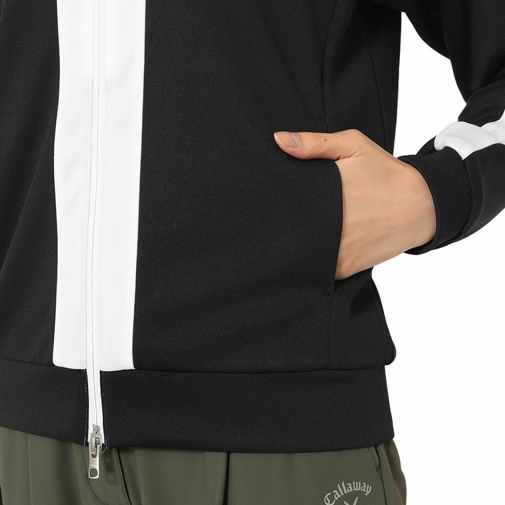 キャロウェイ Callaway　レディース ダブルニット 長袖 フルジップ スウェット C25217202　2025年モデル 詳細4
