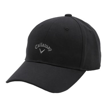 キャロウェイ Callaway　メンズ コットン カルゼ キャップ C25291103 1010 ブラック　2025年モデル ブラック