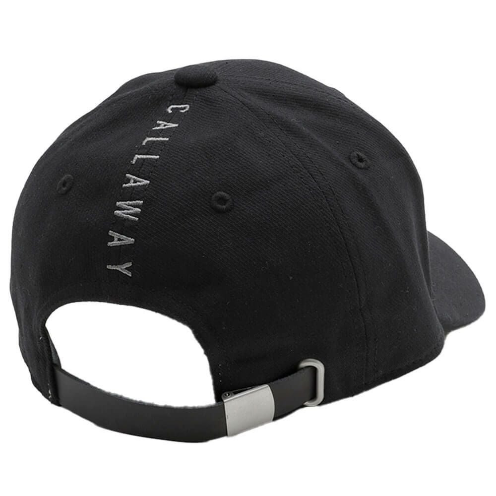 キャロウェイ Callaway　メンズ コットン カルゼ キャップ C25291103 1010 ブラック　2025年モデル ブラック 詳細2