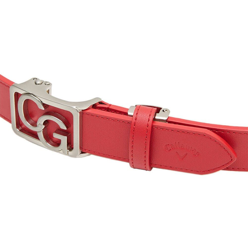 キャロウェイ Callaway　レディース CGセレーションバックル ベルト C25292200 1100 レッド　2025年モデル レッド 詳細3