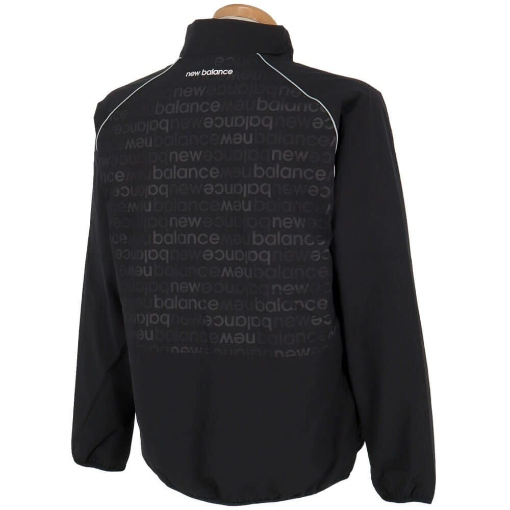 ニューバランスゴルフ　メンズ マットタフタ ロゴエンボス×ソリッド 長袖 ブルゾン 012-5220004　2025年モデル 詳細1 詳細3