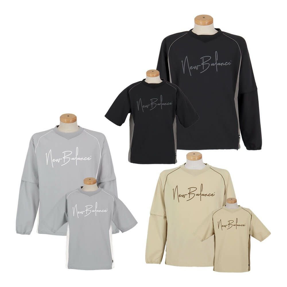 【極美品】ニューバランスゴルフ　リバーシブルフルジップブルゾン　ゼブラ　袖ロゴM BACK LOGO HALF ZIP S/S - SP – renoma golf