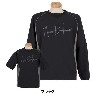 ニューバランスゴルフ　メンズ 袖脱着 クルーネック スニードジャケット 012-5221001　2025年モデル 詳細1 画像2