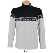 ニューバランスゴルフ　メンズ ベア天竺裏フリース 長袖 モックネック プルオーバー 012-5267007　2025年モデル