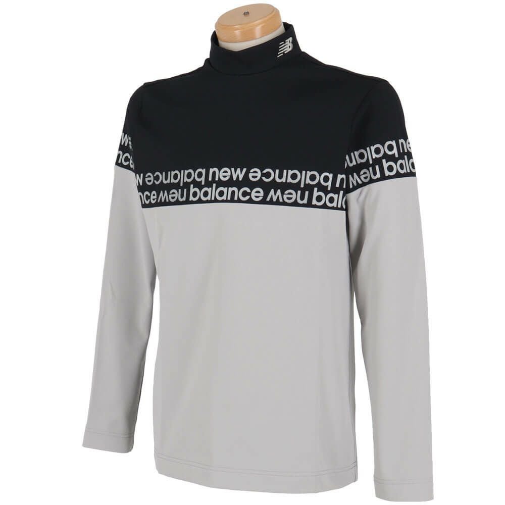 ニューバランスゴルフ　メンズ ベア天竺裏フリース 長袖 モックネック プルオーバー 012-5267007　2025年モデル 詳細1 詳細4