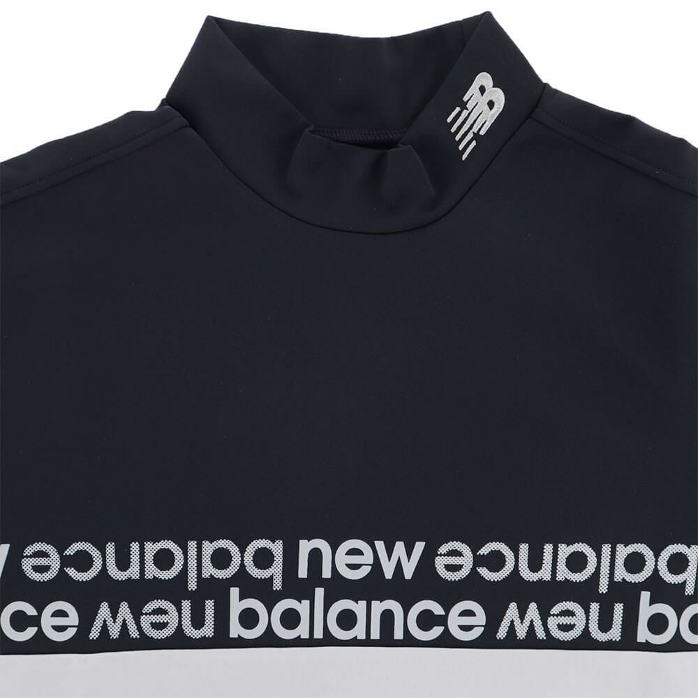 ニューバランスゴルフ　メンズ ベア天竺裏フリース 長袖 モックネック プルオーバー 012-5267007　2025年モデル 詳細1 詳細5