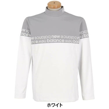 ニューバランスゴルフ　メンズ ベア天竺裏フリース 長袖 モックネック プルオーバー 012-5267007　2025年モデル 詳細1 詳細8