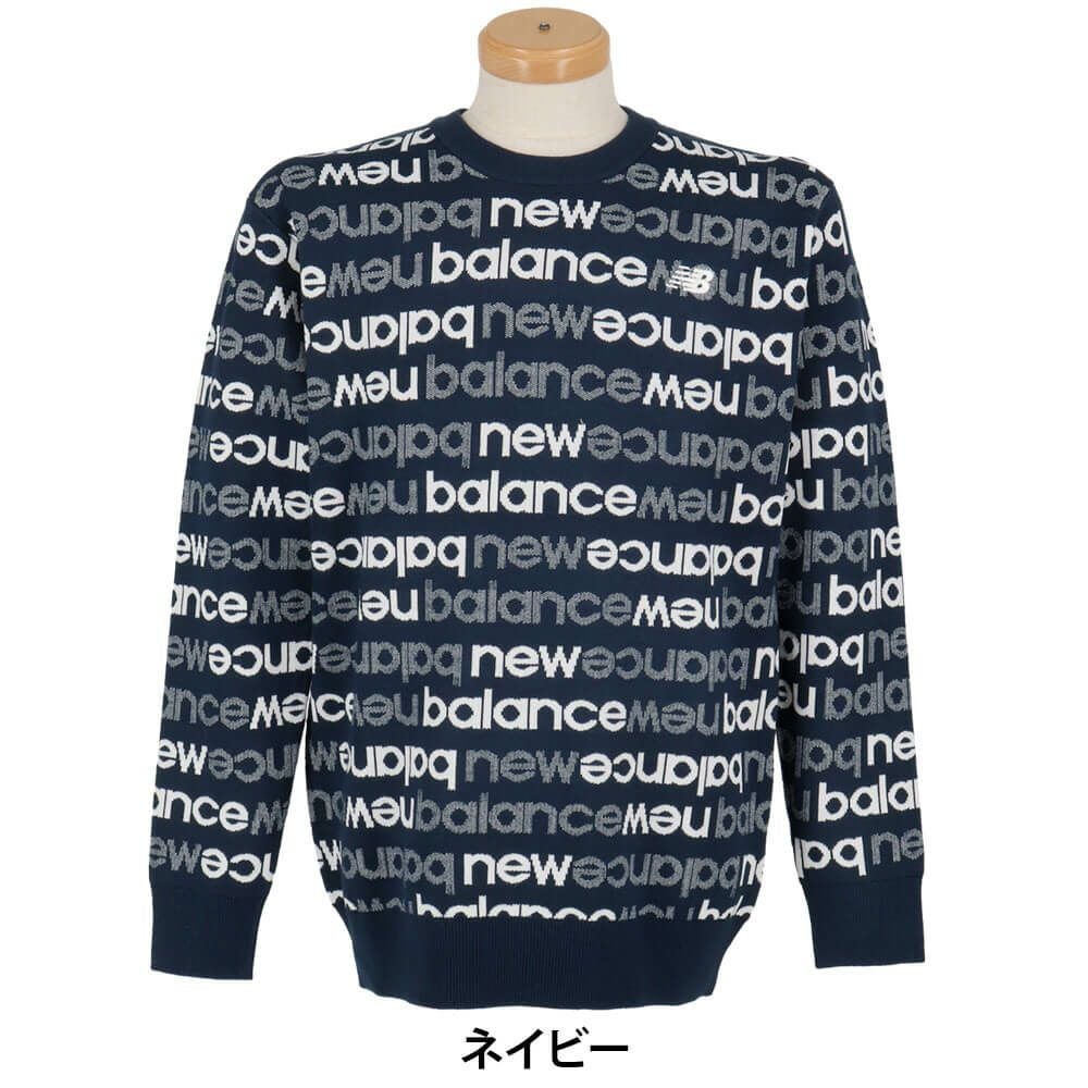 ニューバランスゴルフ　メンズ 長袖 クルーネック ニット セーター 012-5270004　2025年モデル 詳細1 詳細8