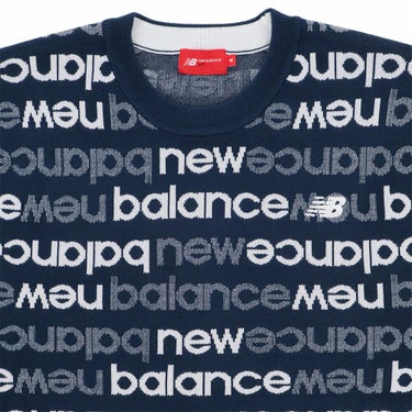 ニューバランスゴルフ　メンズ 長袖 クルーネック ニット セーター 012-5270004　2025年モデル 詳細1 詳細11