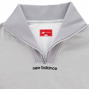 ニューバランスゴルフ　レディース インレイ裏フリース 長袖 ハーフジップ プルオーバー 012-5262504　2025年モデル 詳細1 詳細9