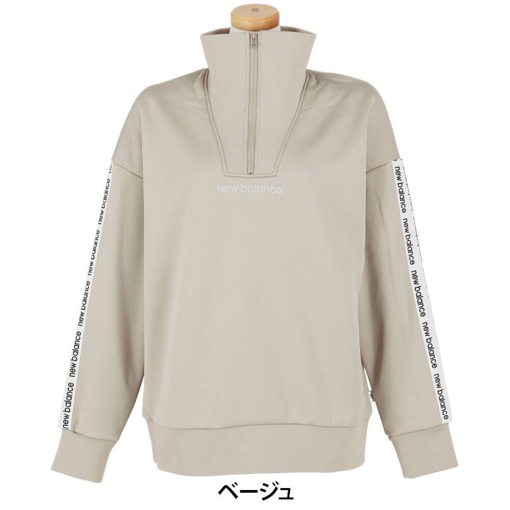 ニューバランスゴルフ　レディース インレイ裏フリース 長袖 ハーフジップ プルオーバー 012-5262504　2025年モデル 詳細1 詳細13