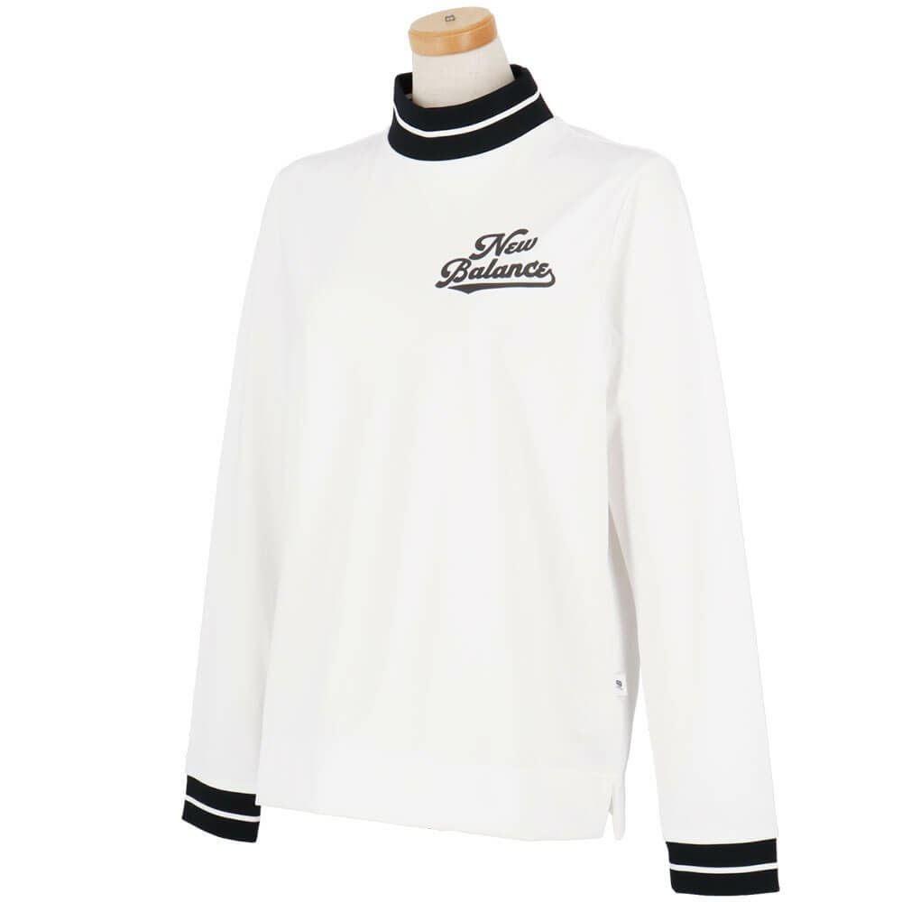 ニューバランスゴルフ　レディース スムース両面ピーチ 長袖 モックネック シャツ 012-5267508　2025年モデル 詳細1 詳細7