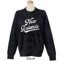 ニューバランスゴルフ　レディース 天竺編×ロゴダブルジャカード 長袖 クルーネック ニット セーター 012-5270504　2025年モデル