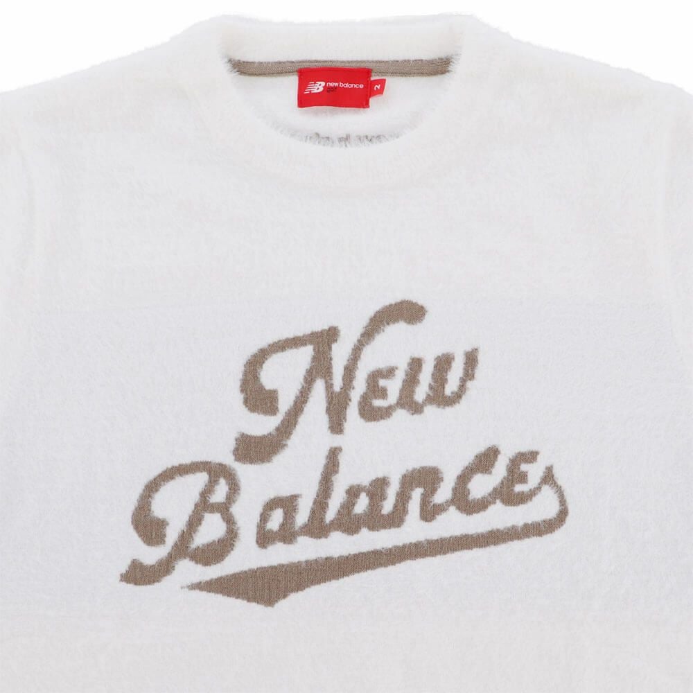 ニューバランスゴルフ　レディース 天竺編×ロゴダブルジャカード 長袖 クルーネック ニット セーター 012-5270504　2025年モデル 詳細1 詳細8