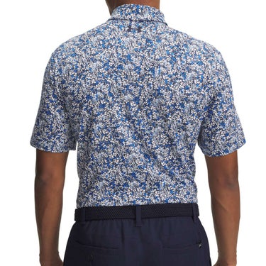 アンダーアーマー UNDER ARMOUR　メンズ UAプレーオフ3.0 プリント 半袖 ポロシャツ 1378677 402 Blue Atlantis/White　2025年モデル Blue-Atlantis/White 詳細2