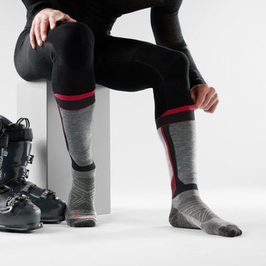 スマートウール Smartwool　イントラニット スキー ターゲットクッション  ブラック　スキーソックス 2025-2026 詳細2