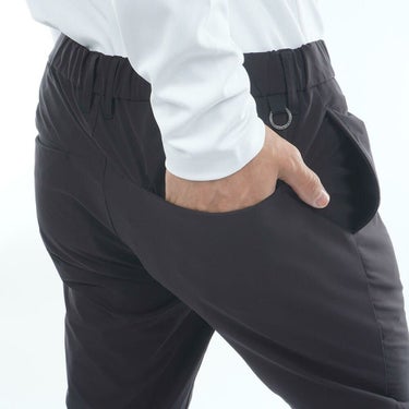 トミー ヒルフィガー ゴルフ　メンズ 撥水 ジョガーパンツ THMA557　2025年モデル ブラック 詳細7