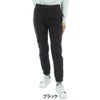 トミー ヒルフィガー ゴルフ　レディース 裾 ロゴゴム ロングパンツ THLA557　2025年モデル ブラック 詳細1