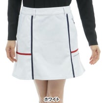 トミー ヒルフィガー ゴルフ レディース ウインドプルーフ スカート THLA585 2025年モデル グレー系 着用・使用イメージ