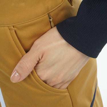 トミー ヒルフィガー ゴルフ　レディース ウインドプルーフ スカート THLA585　2025年モデル キャメル 詳細8